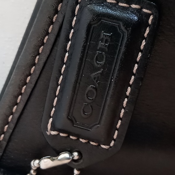 Coach - D13-7776 - All Leather Hampton Market Lunch Tote/Shoulder Bag - Black - Picture 13 of 13